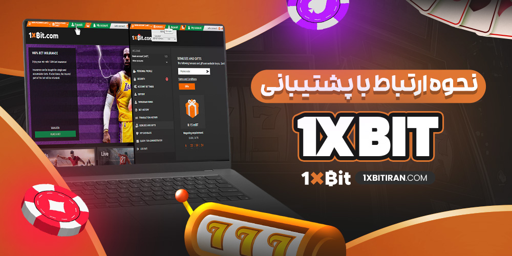 نحوه ارتباط با پشتیبانی 1x bit
